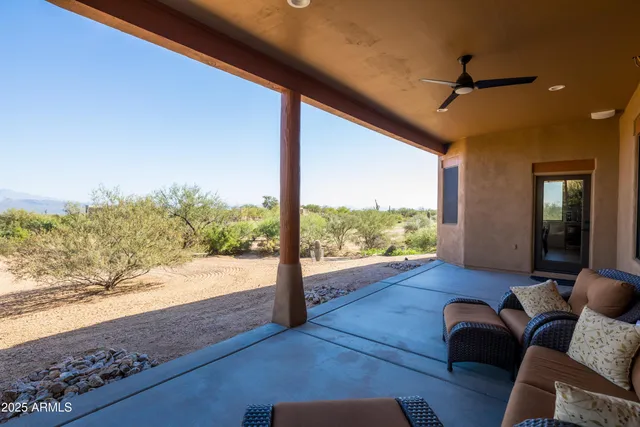 a view of a terrace view