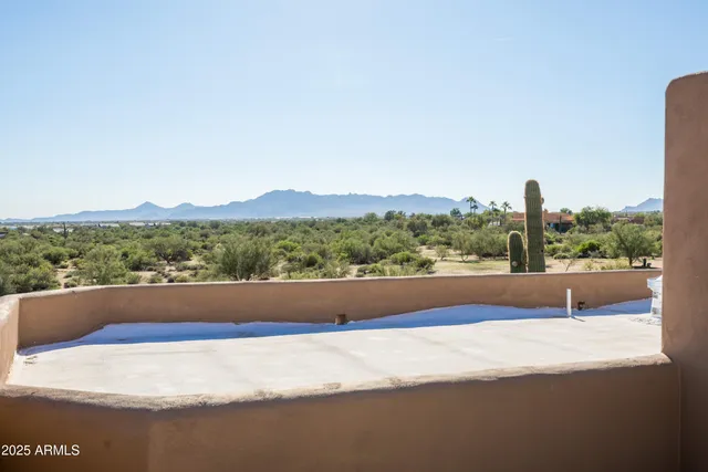 a view of a lake with a mountain