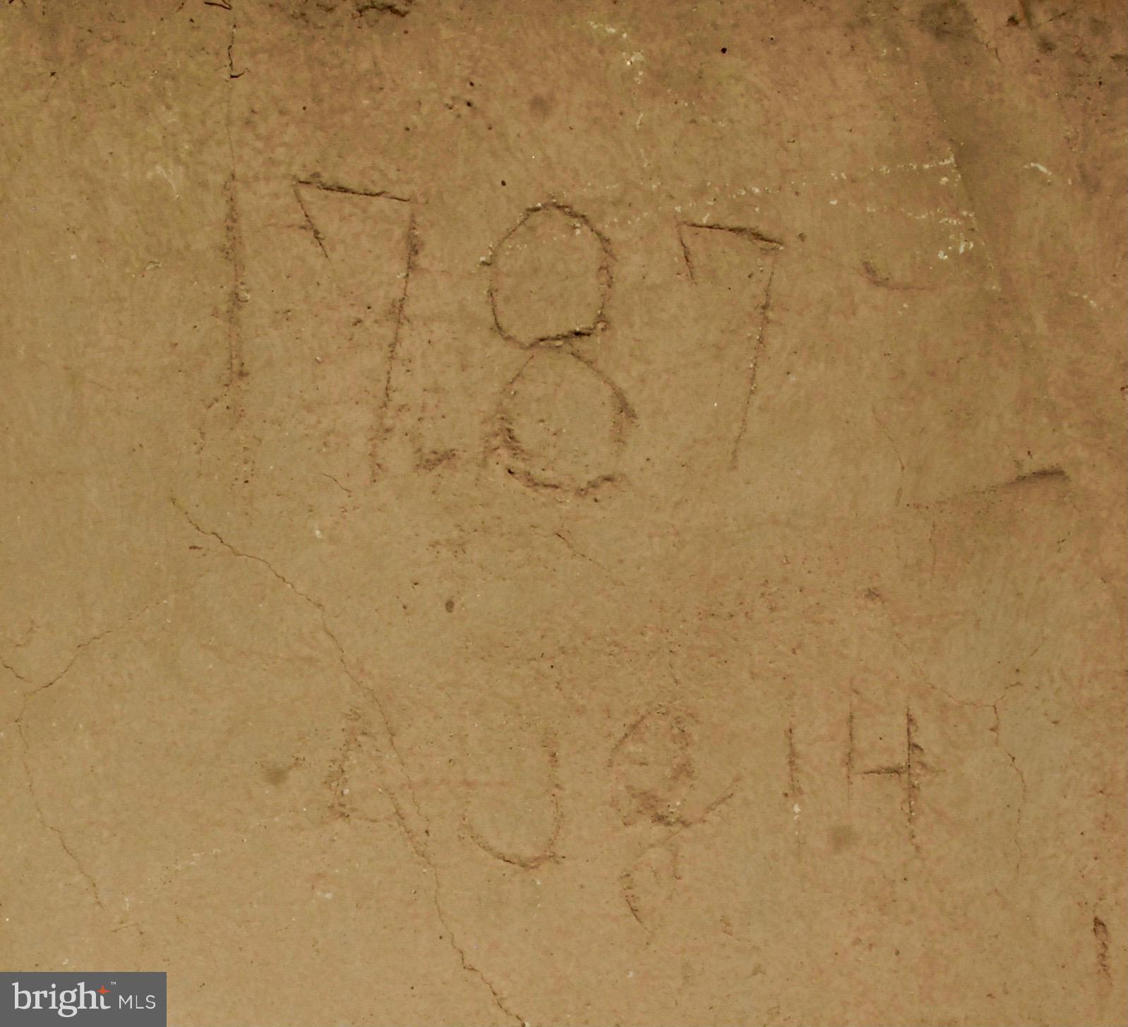 9813 Kendale Road Potomac, MD 20854 - Photo 26 of 26 1787 Inscription on Original Section of Building