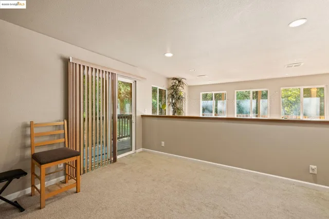 a view of a yard with plants