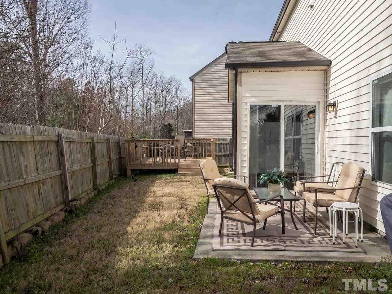 5624 Quitman Trail Raleigh, NC 27610 - Photo 25 of 25 a view of a house with backyard and sitting area