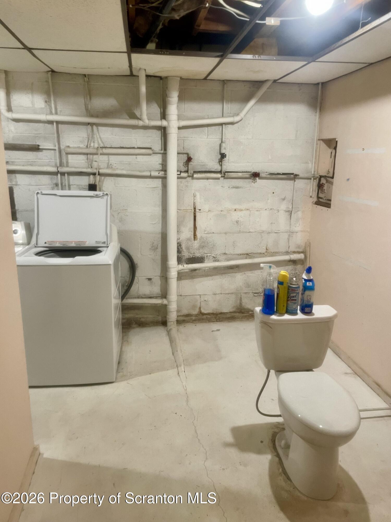 1677 Beaver Pond Road Clarks Summit, PA 18411 - Photo 15 of 21 a white bath tub sitting next to a toilet