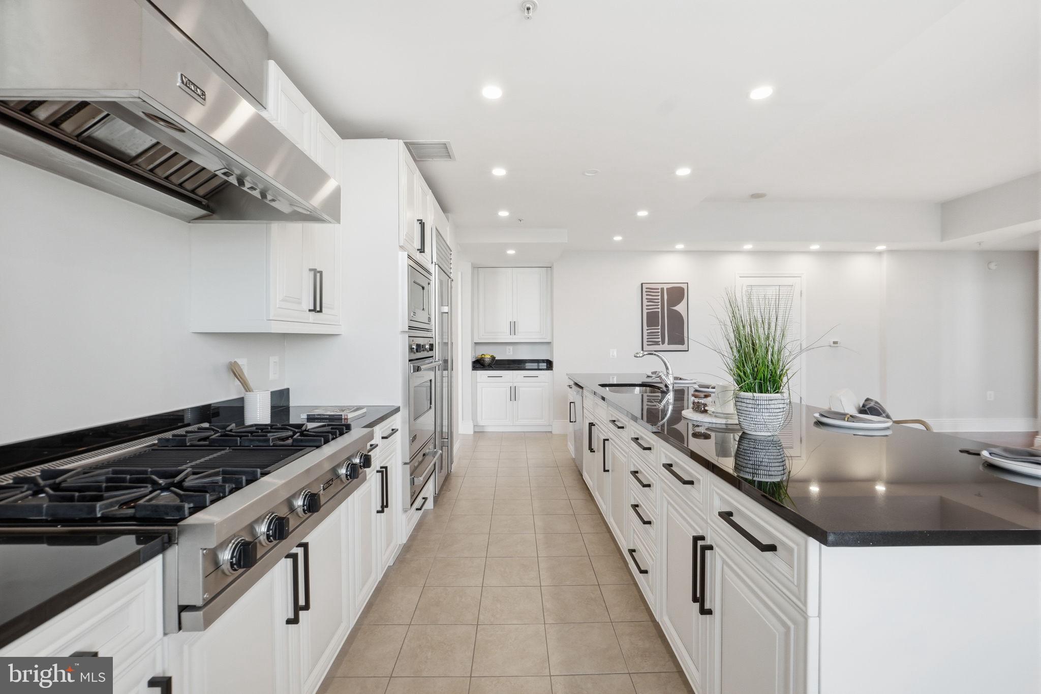 11990 Market Street, Unit 2103 Reston, VA 20190 - Photo 7 of 78 Sleek modern kitchen with elegant finishes.