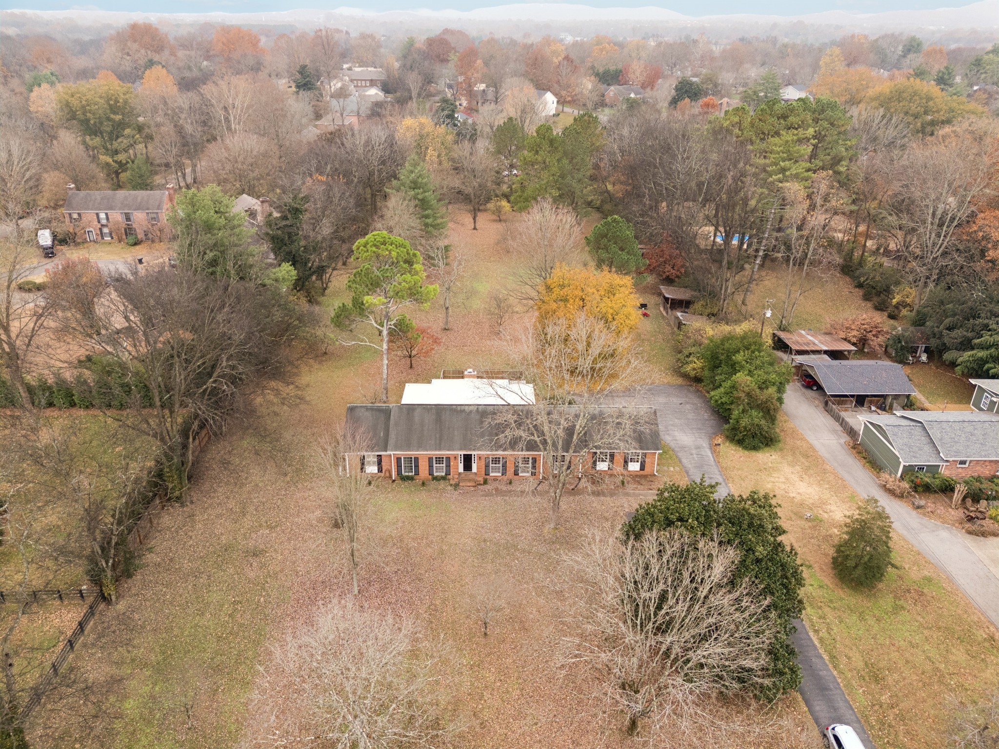 718 Murfreesboro Road Franklin, TN 37064 - Photo 35 of 35 an aerial view of residential houses with outdoor space