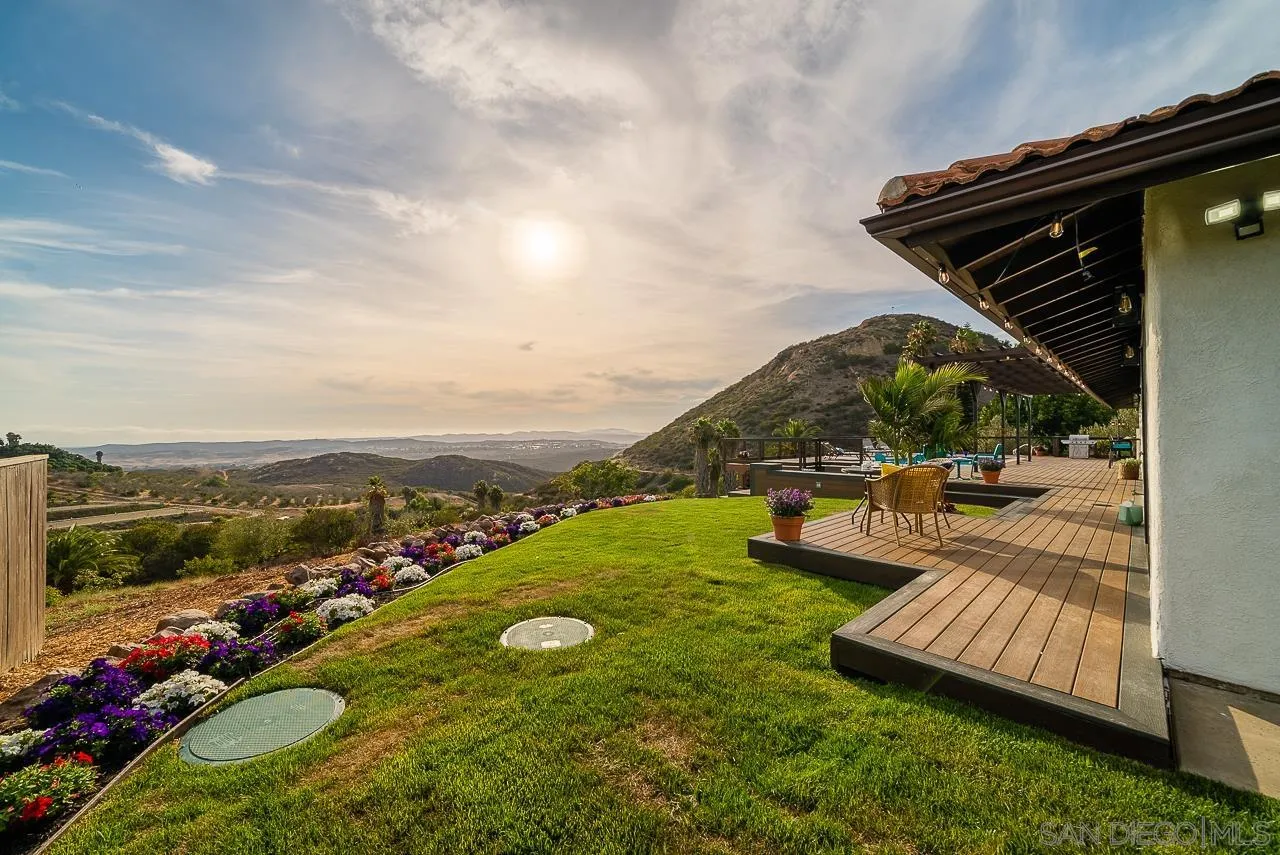 1647 Sleeping Indian Road Fallbrook, CA 92028 - Photo 40 of 48 swimming pool view with a garden