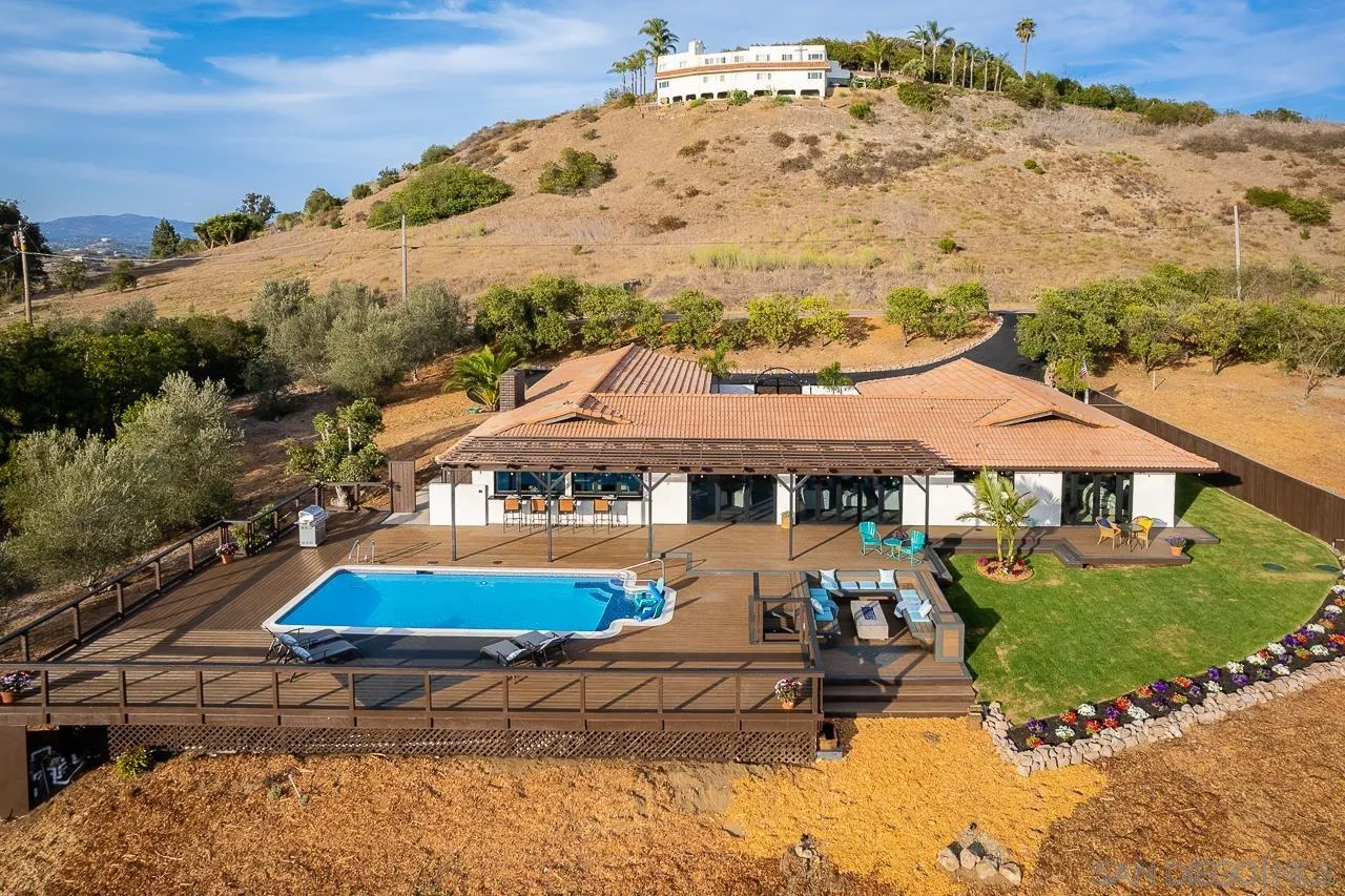 1647 Sleeping Indian Road Fallbrook, CA 92028 - Photo 42 of 48 an aerial view of a house