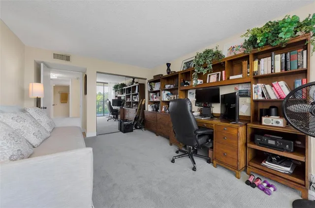 a view of a water with an outdoor space