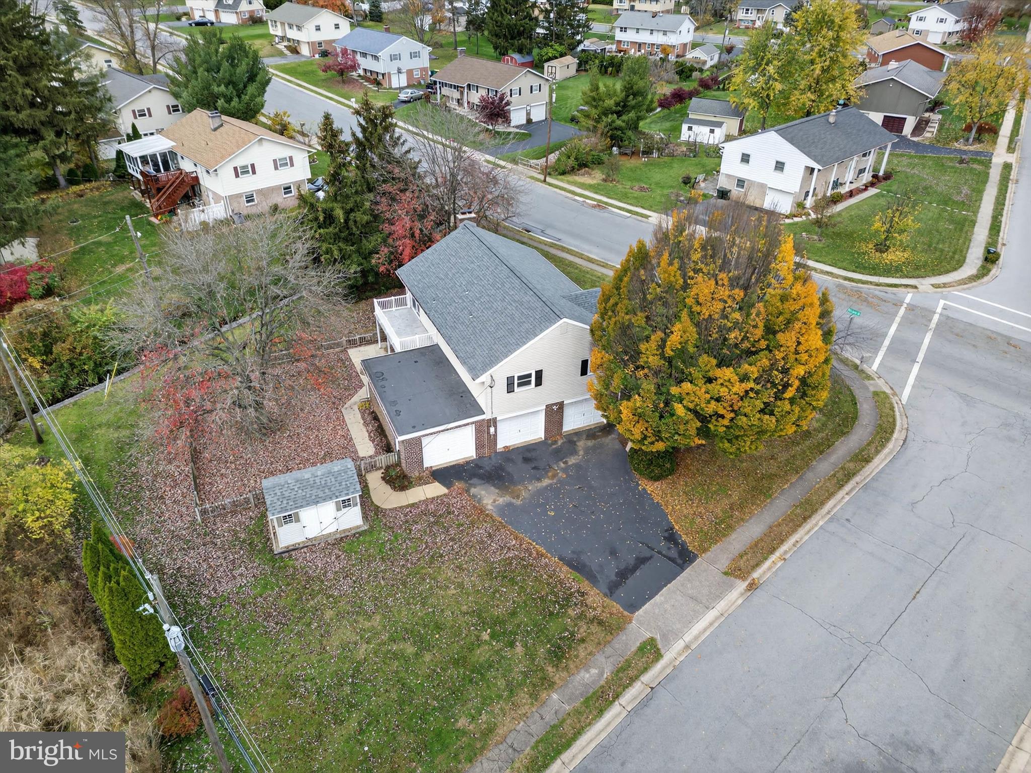 444 Biscayne Road Lancaster, PA 17601 - Photo 51 of 57 an aerial view of a house with a garden