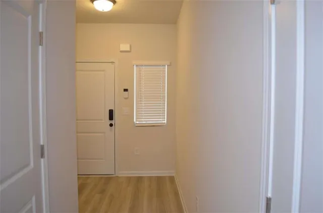 a view of front door