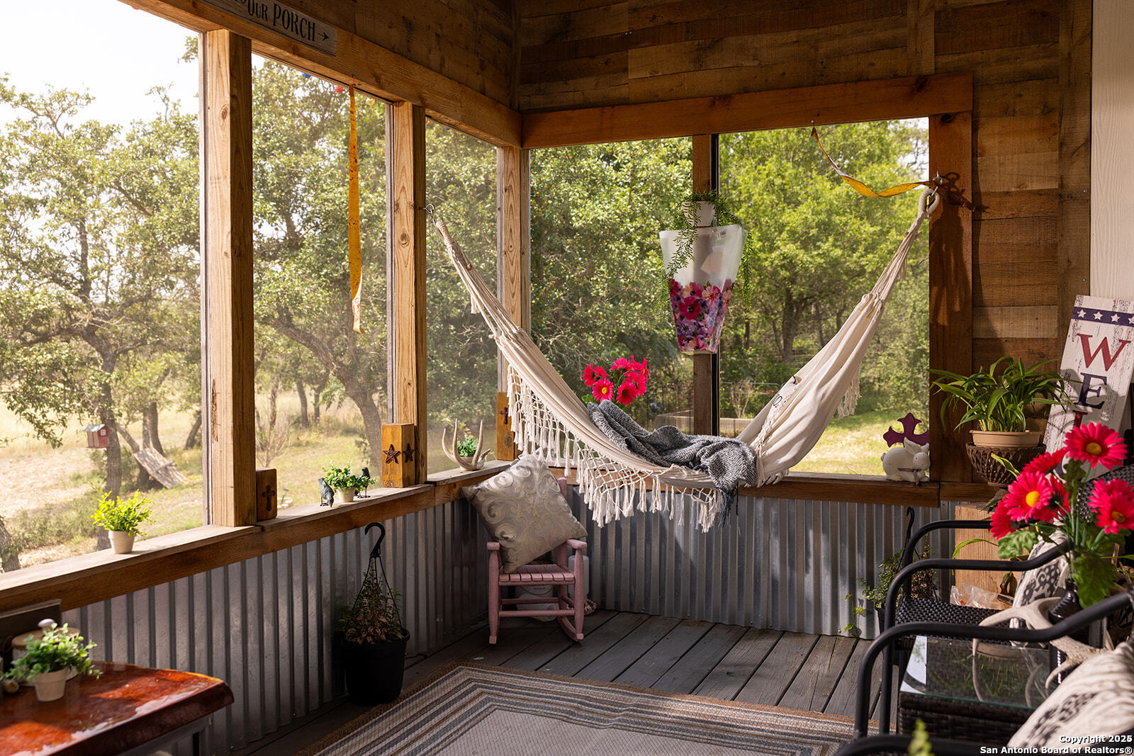 140 Twin Springs Road North Kerrville, TX 78028 - Photo 45 of 47 a view of a balcony with furniture