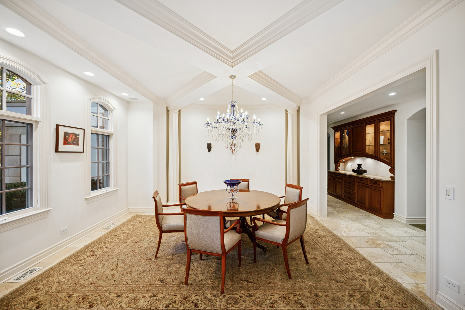 130 Maple Hill Road Glencoe, IL 60022 - Photo 19 of 47 a dining room with furniture and window