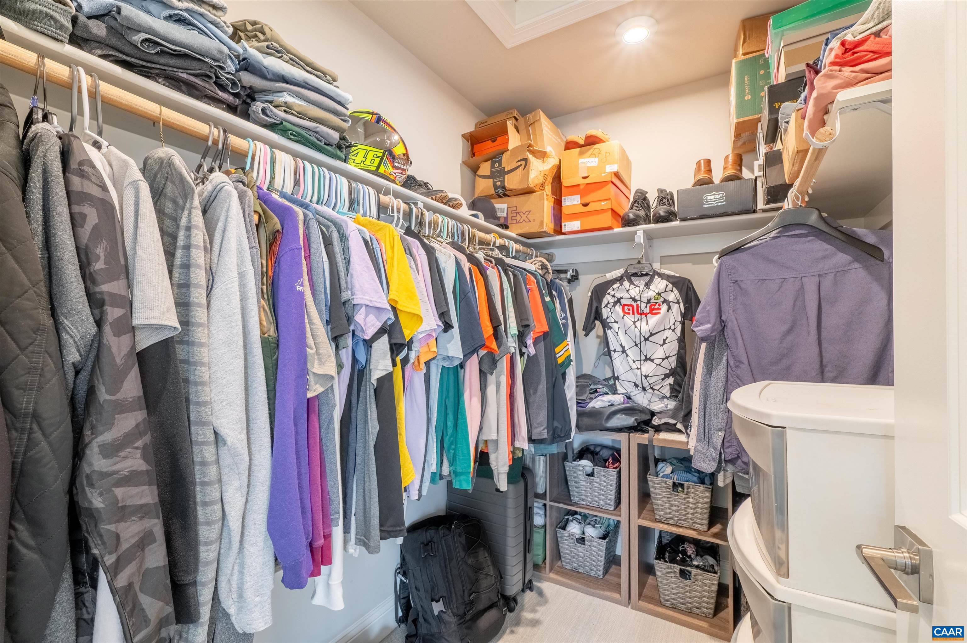 785 Park Ridge Drive Crozet, VA 22932 - Photo 29 of 50 a view of walk in closet with clothes
