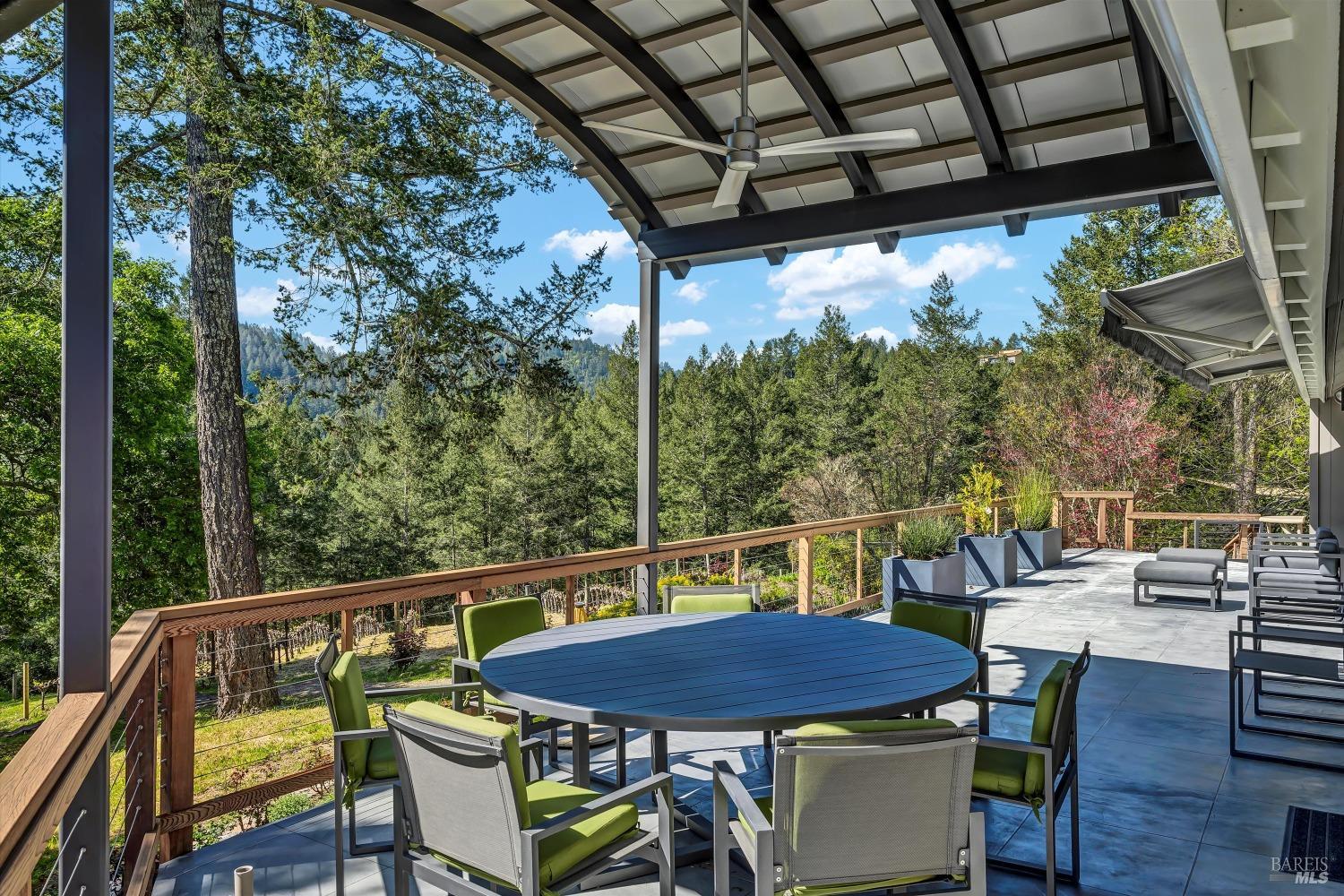 511 Kortum Canyon Road Calistoga, CA 94515 - Photo 18 of 87 Covered deck area off of great room.
