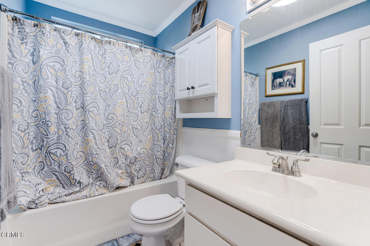 2911 Pico Place Oxnard, CA 93033 - Photo 19 of 25 a bathroom with a sink a toilet and a mirror