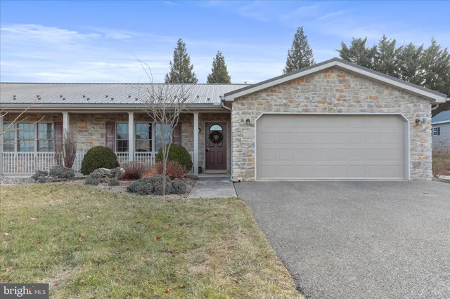 a view of a house with a porch