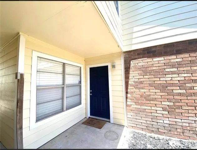 a view of front door