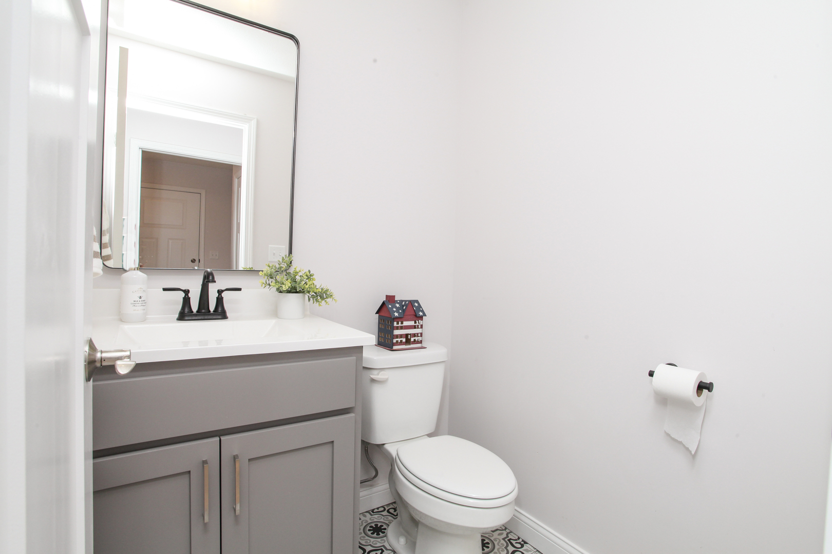 108 Dugan Trail Downs, IL 61736 - Photo 17 of 44 a bathroom with a sink vanity mirror and toilet