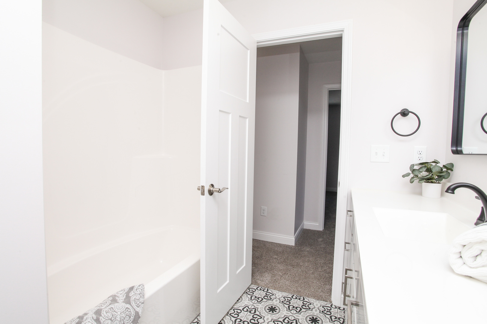 108 Dugan Trail Downs, IL 61736 - Photo 21 of 44 a bathroom with a sink and a mirror