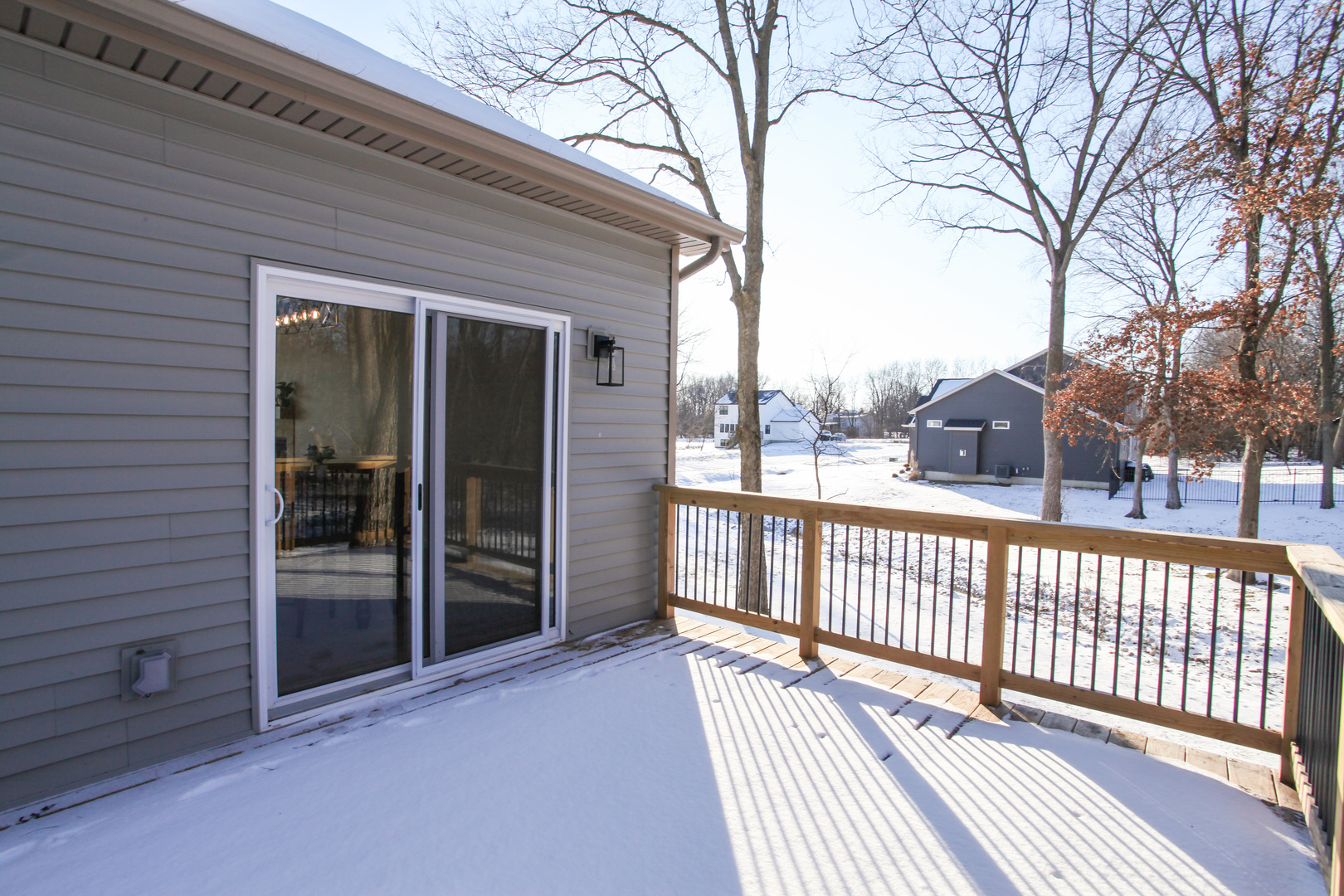 108 Dugan Trail Downs, IL 61736 - Photo 43 of 44 a view of a brick house with a large window