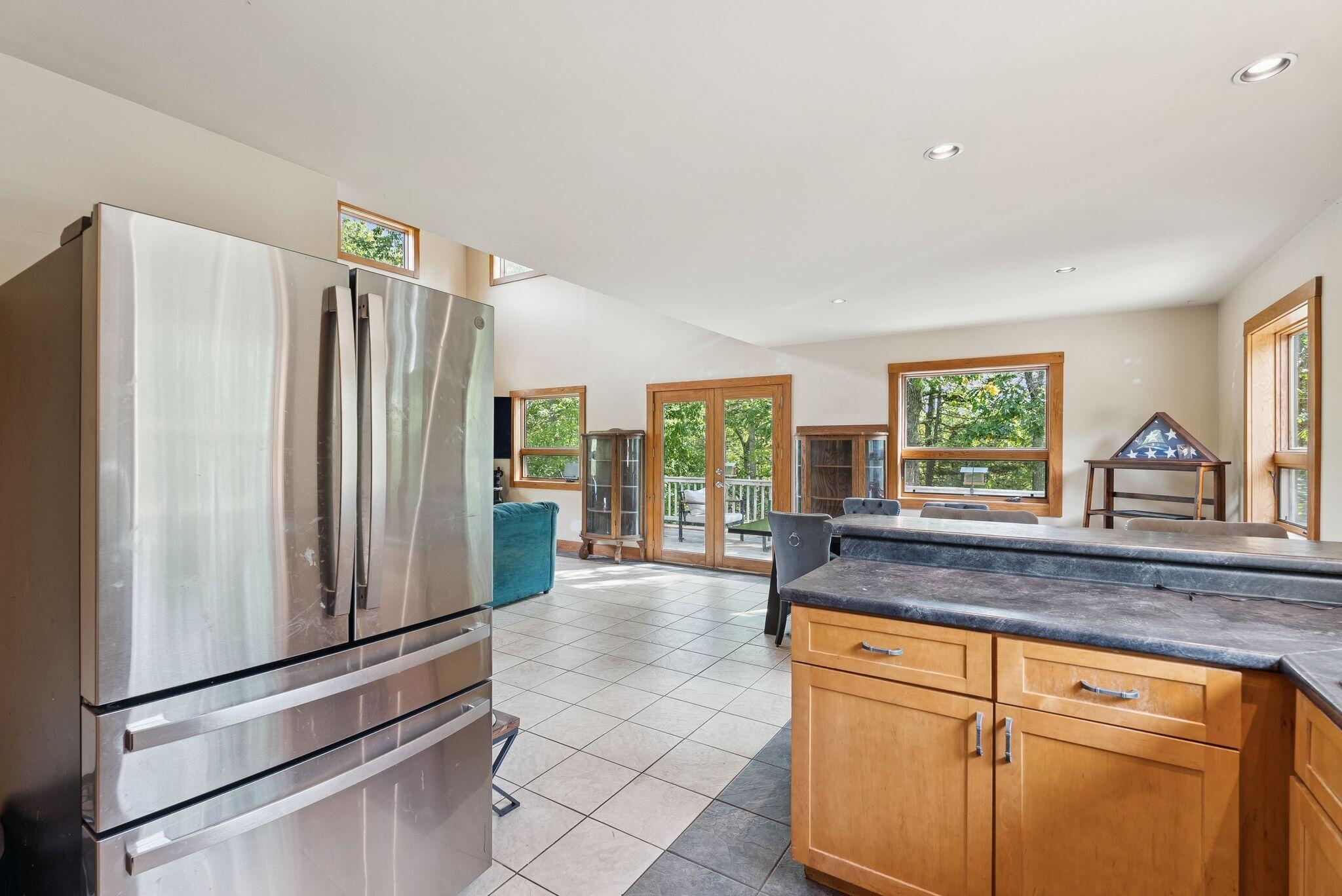 29 Punkin Hill Road South Thomaston, ME 04858 - Photo 44 of 63 Kitchen looking to Deck