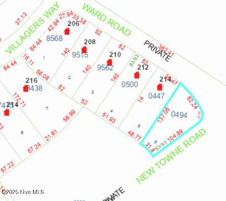 Lot #6 Ward Road Swansboro, NC 28584 - Photo 18 of 18 Lot 6 Ward Rd._GIS View