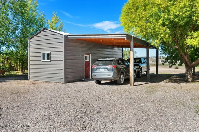 a car parked in front of house