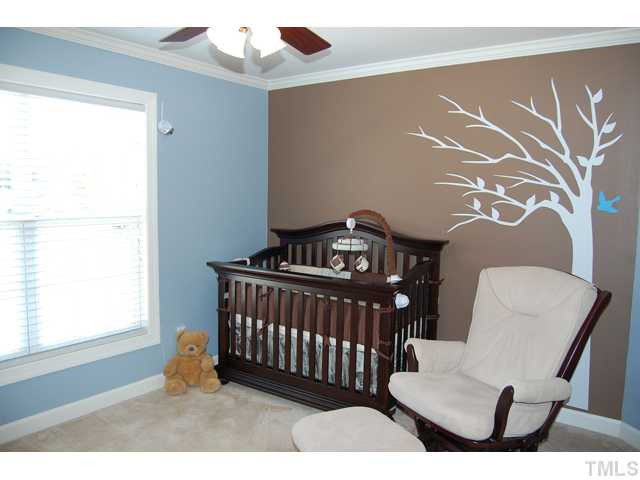 9219 Stone Mountain Road Raleigh, NC 27613 - Photo 18 of 25 There is also a third bedroom that offers a double door closet and shares a second Jack-n-Jill bath with the bonus. Bedroom