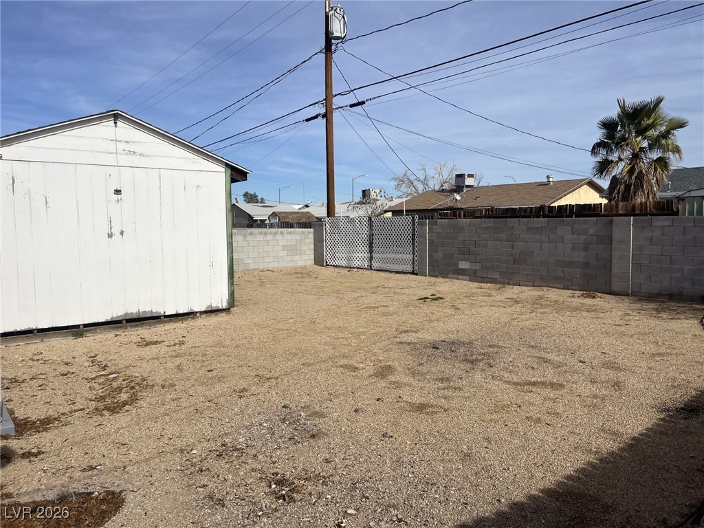 139 Constitution Avenue Henderson, NV 89015 - Photo 17 of 17 Huge backyard with workshop/storage unit.
