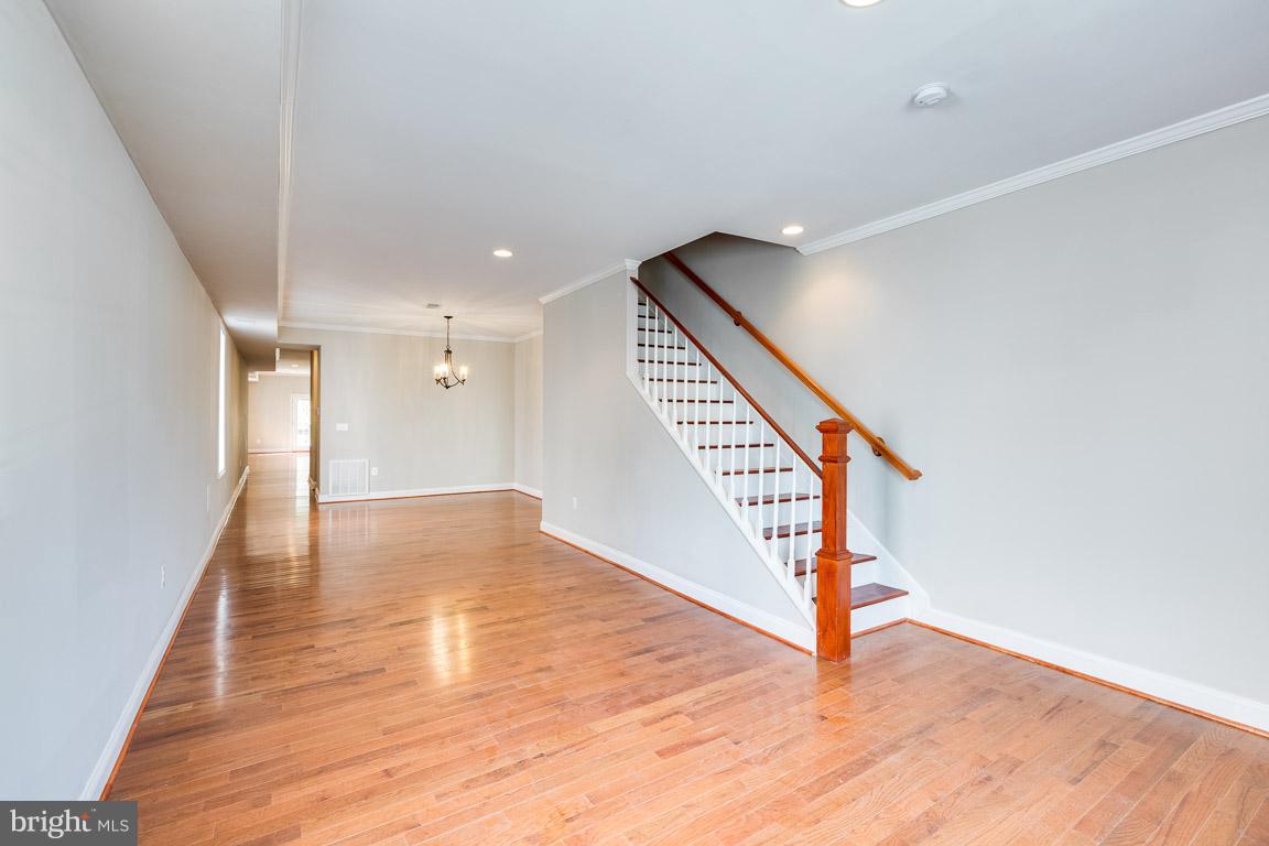 1631 U Street Southeast Washington, DC 20020 - Photo 9 of 24 a view of an entryway with wooden floor