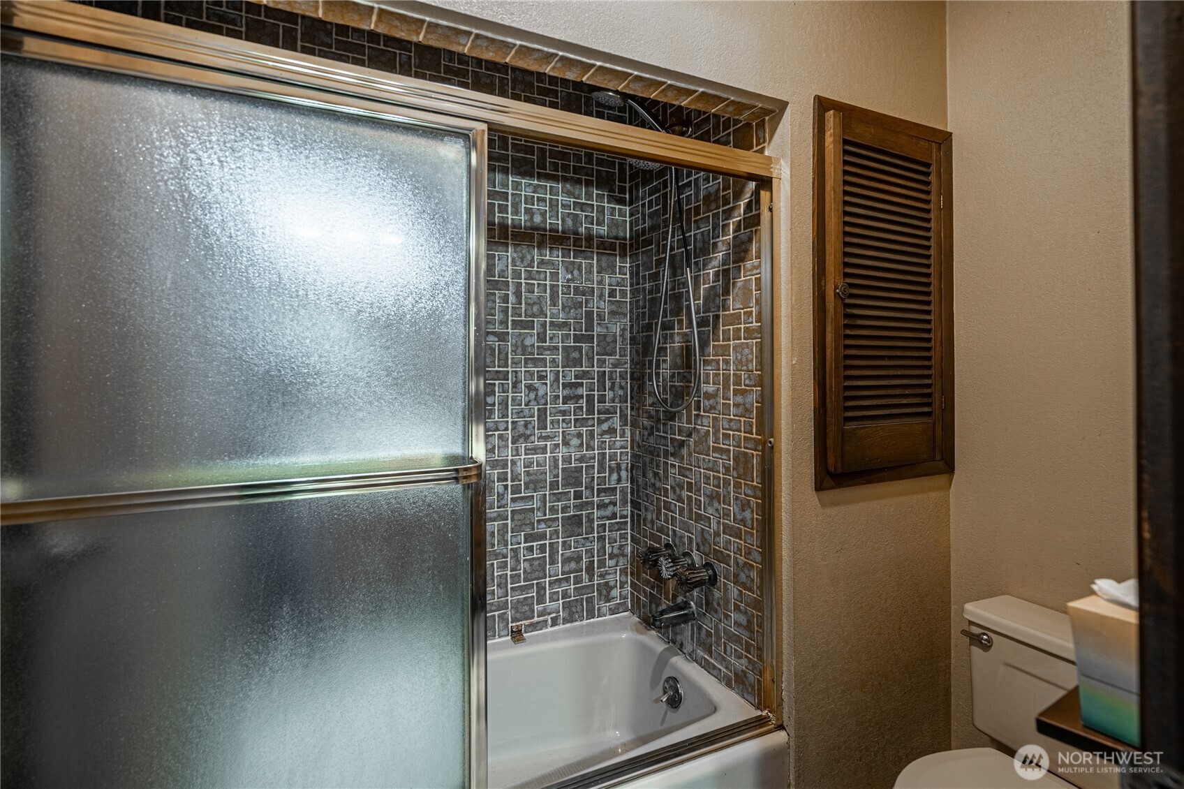 15 Beebe Fish Hatchery Road Chelan, WA 98816 - Photo 25 of 40 a bathroom with a shower and a sink