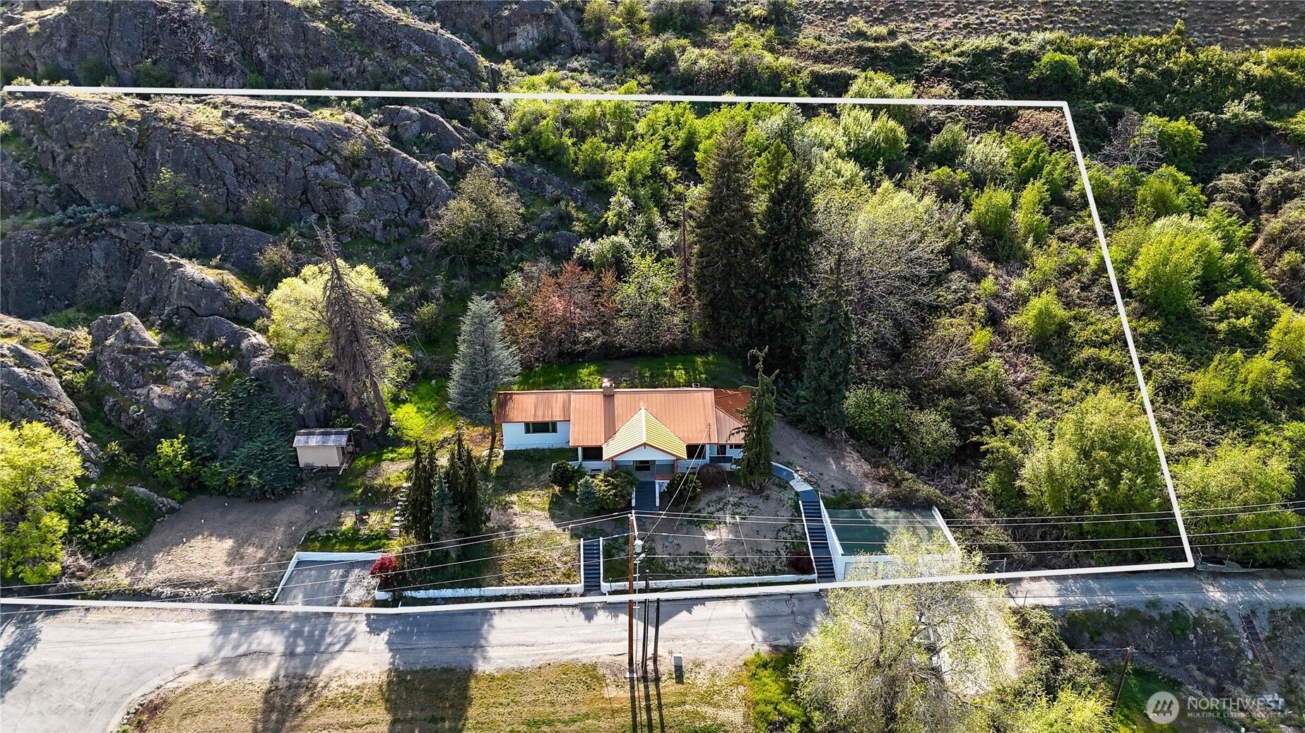 15 Beebe Fish Hatchery Road Chelan, WA 98816 - Photo 3 of 40 a view of swimming pool from a balcony