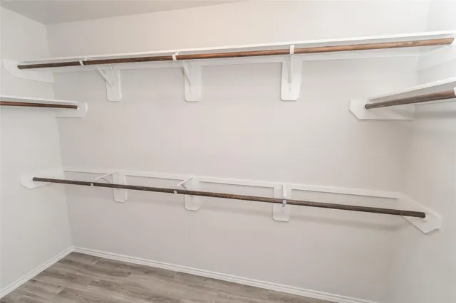 a close up view of racks