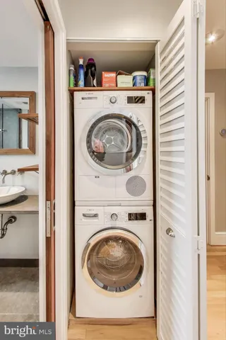 a view of a livingroom with wooden floor