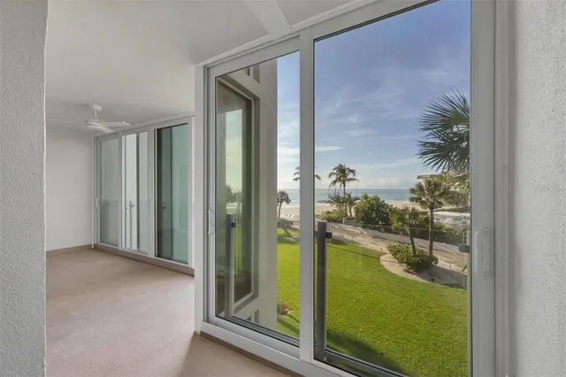 a view of an ocean beach