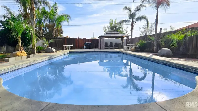 a view of a park with tree s