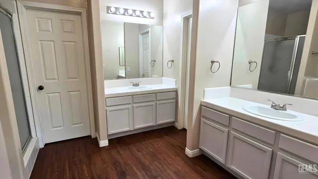 a view of a backyard with a garden