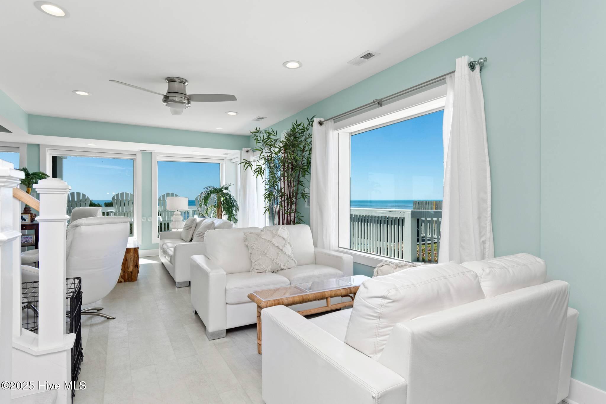 1829 Salter Path Road Indian Beach, NC 28512 - Photo 18 of 27 Beautifully Appointed Main Living Area