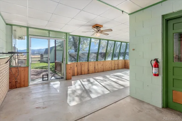 a view of front door