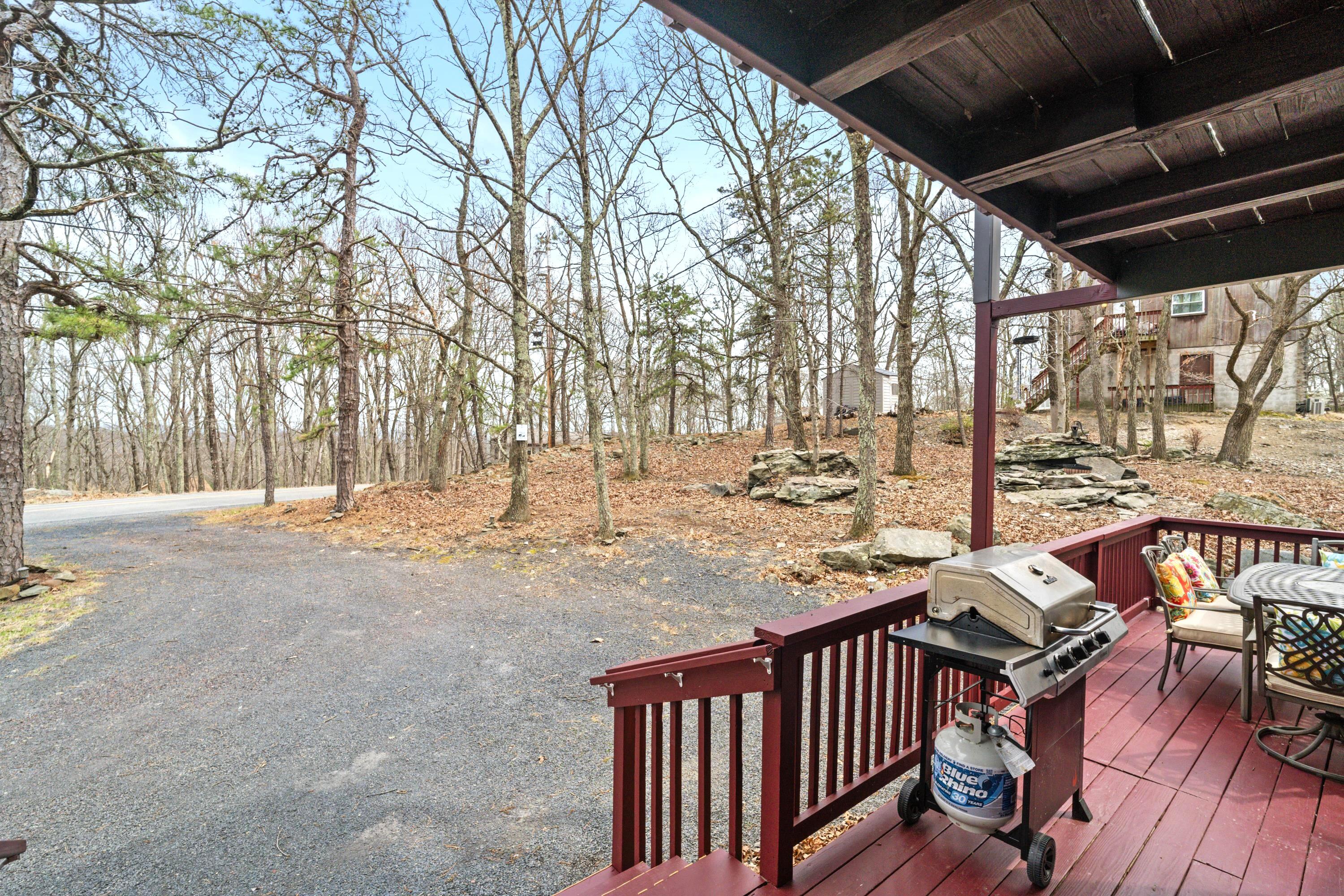 2196 Scarborough Way Bushkill, PA 18324 - Photo 27 of 58 a view of a patio with iron fence