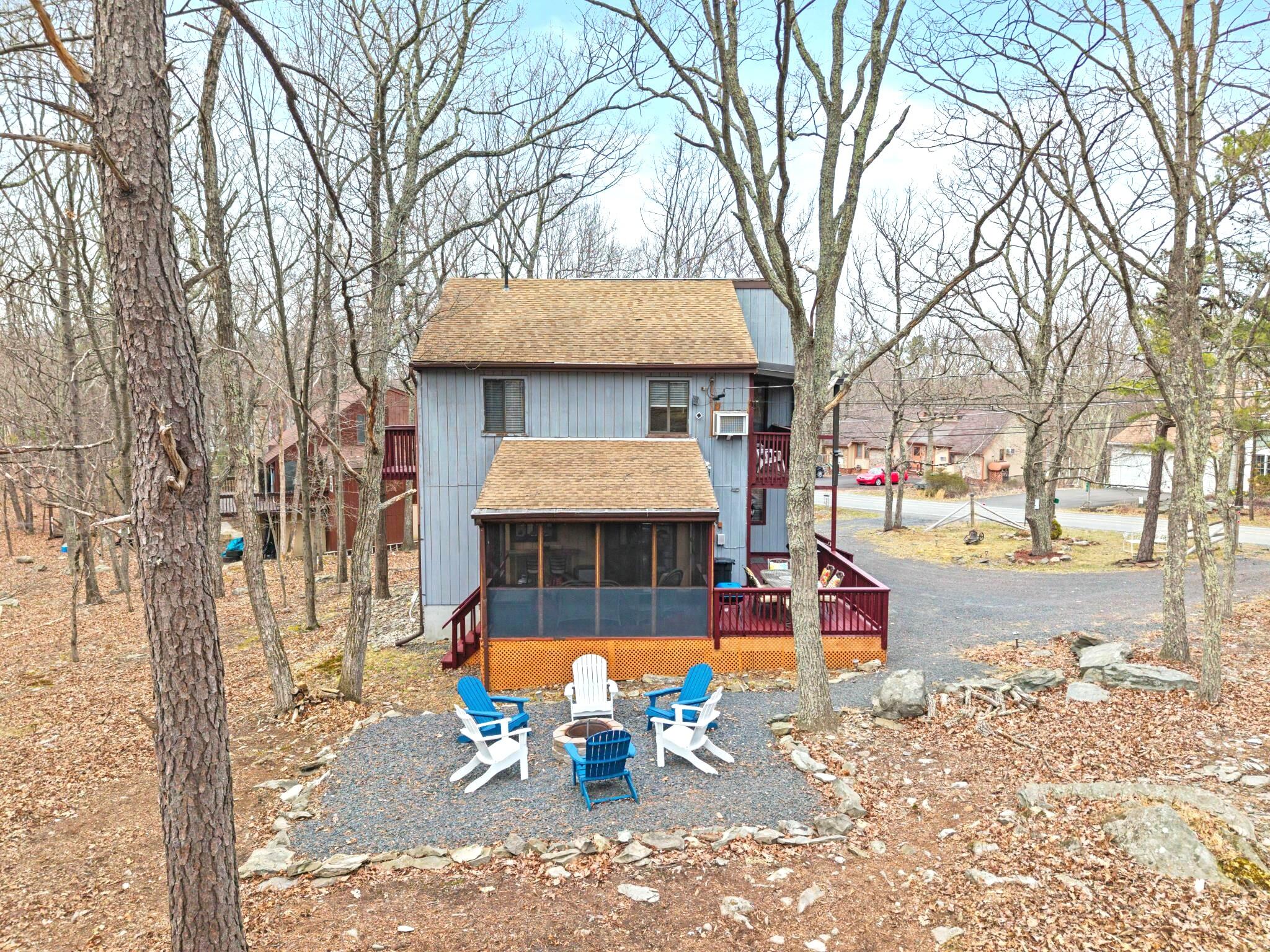 2196 Scarborough Way Bushkill, PA 18324 - Photo 29 of 58 a view of a building with a patio