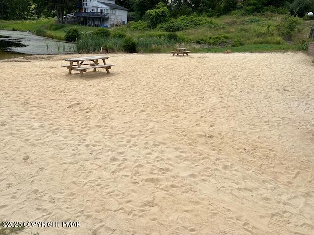 2196 Scarborough Way Bushkill, PA 18324 - Photo 37 of 58 a view of a patio with a yard