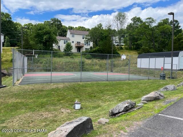 2196 Scarborough Way Bushkill, PA 18324 - Photo 39 of 58 a view of a garden with a small house