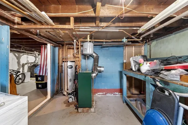 a view of storage and utility room