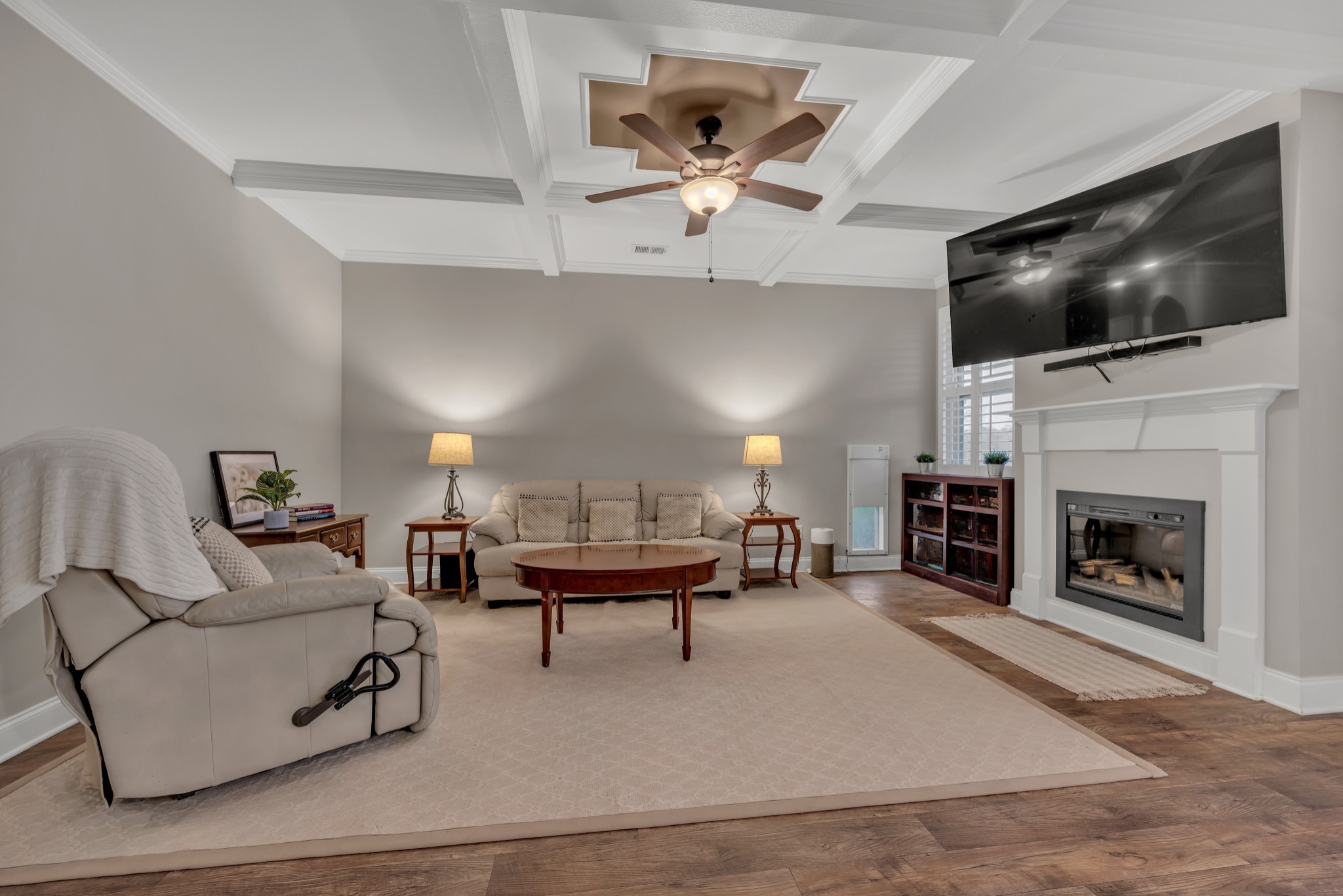 102 Murrell Road Dickson, TN 37055 - Photo 4 of 23 a living room with furniture fireplace and flat screen tv