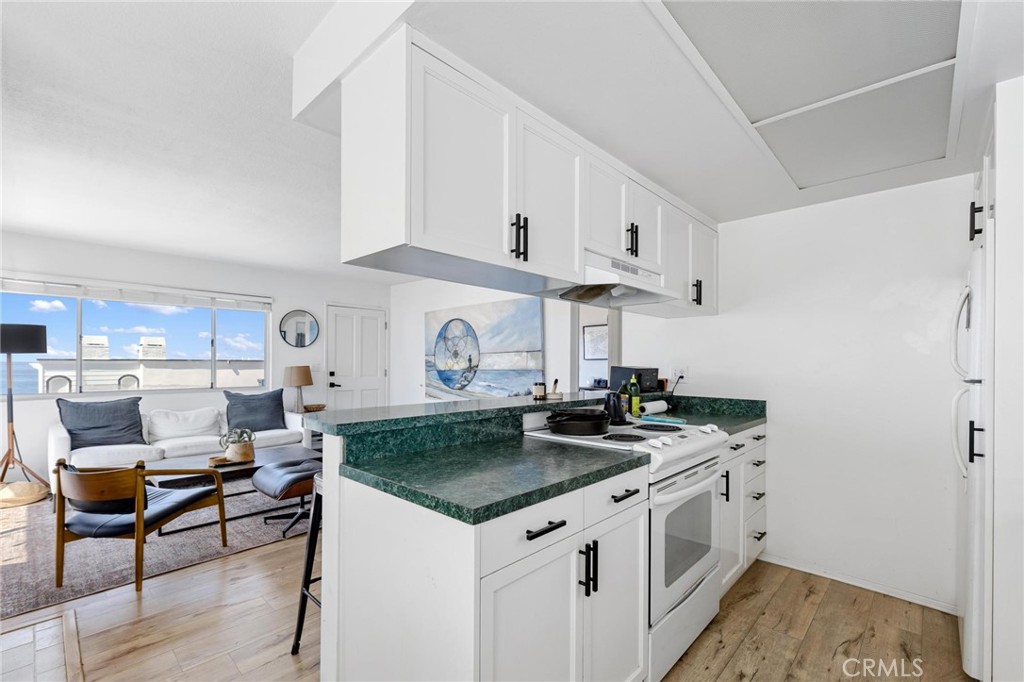 224 18th Street Manhattan Beach, CA 90266 - Photo 46 of 63 a kitchen with stainless steel appliances granite countertop a stove a sink and a refrigerator