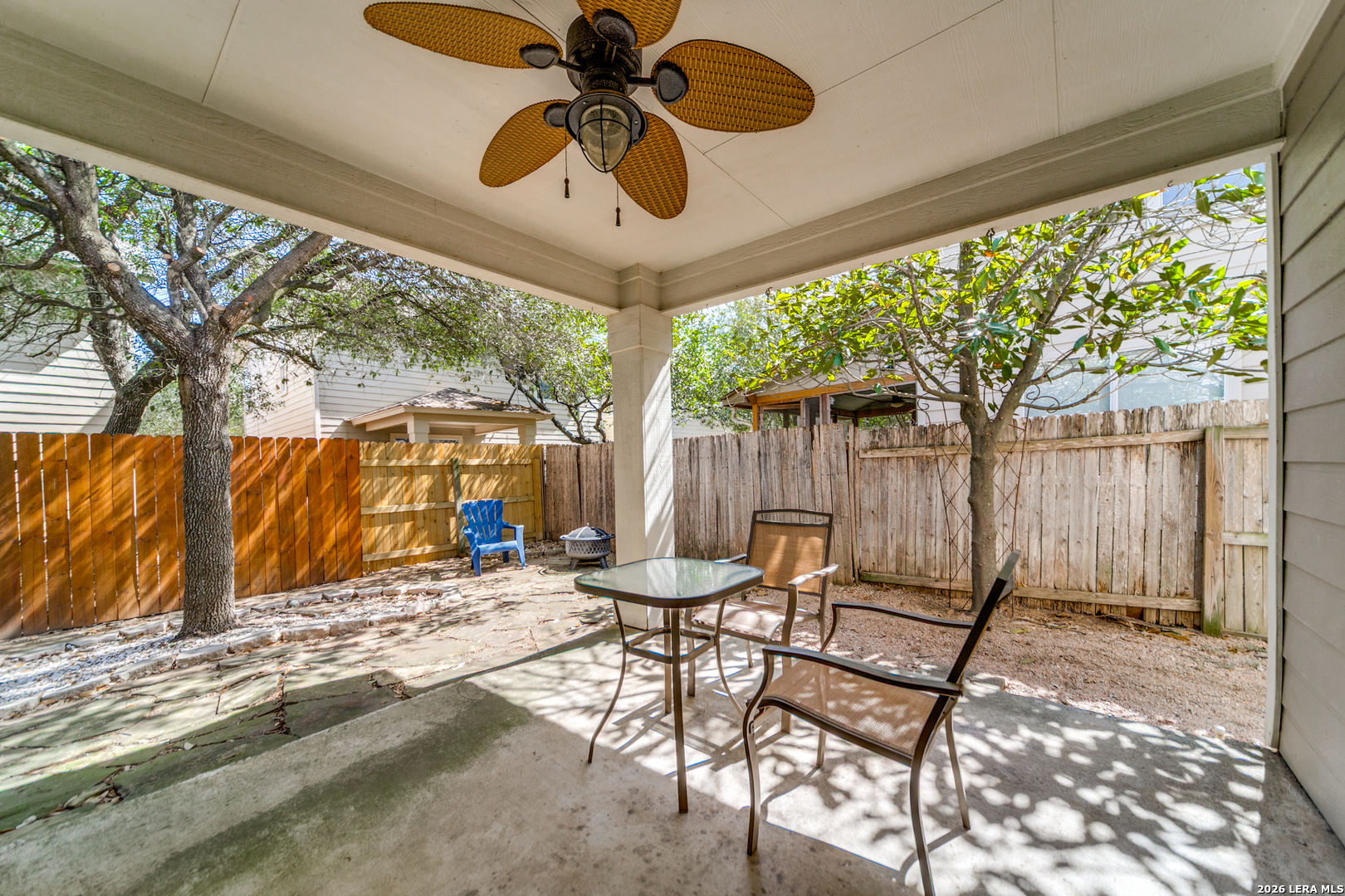 127 Hampton Bend Boerne, TX 78006 - Photo 22 of 25 a view of a chairs and table in patio