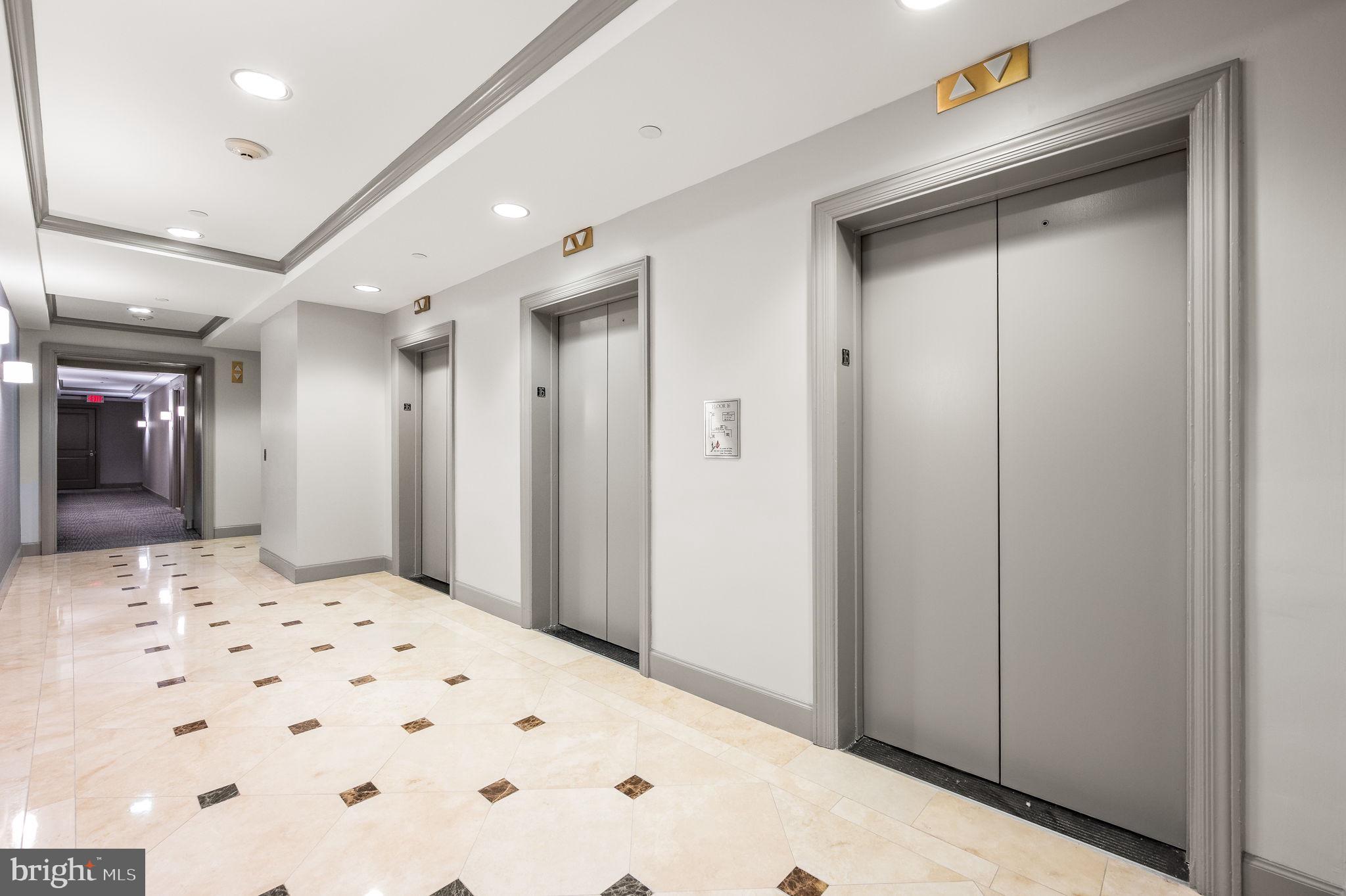 1701 Locust Street, Unit 1607 Philadelphia, PA 19103 - Photo 15 of 26 a large space with a large mirror