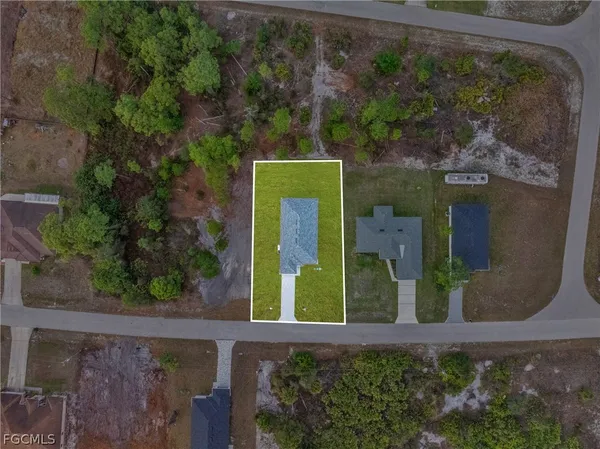 aerial view of a bird door