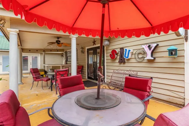 a bathroom with a white bathtub