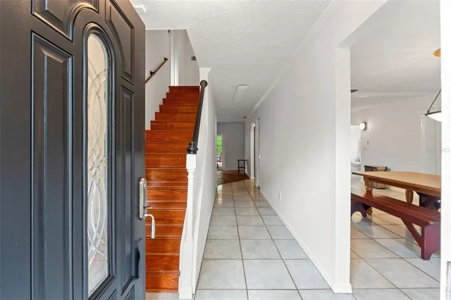 a view of a livingroom with furniture and window
